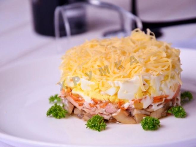 Рецепт вкусного салата тунец сыр яйцо