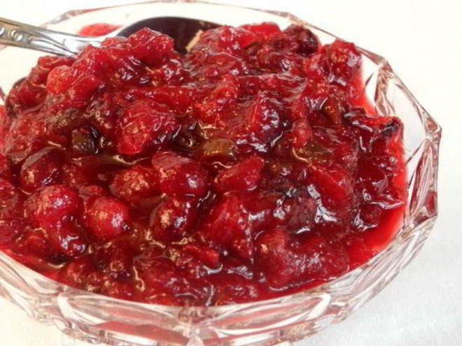 Рецепт брусничного соуса