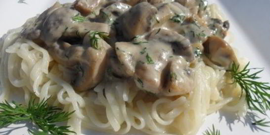 Грибной соус для спагетти