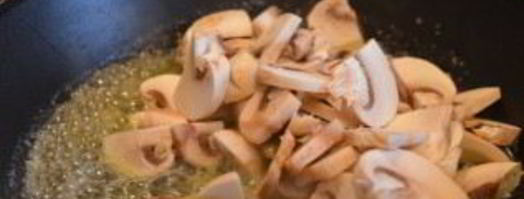 грибной соус для спагетти. Шаг 2