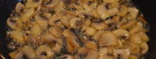 грибной соус для спагетти. Шаг 3