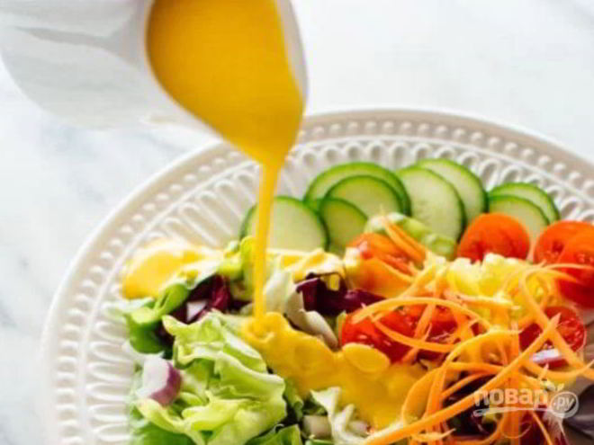 Рецепт имбирно-морковной заправка