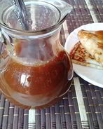 Карамельный соус из кефира