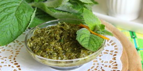 Мятно-апельсиновый соус