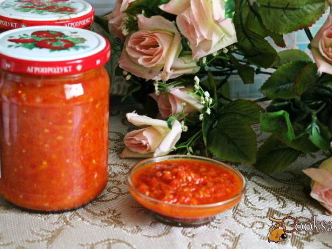 Рецепт острого томатного соуса со сладким перцем на зиму