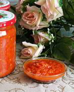 Острый томатный соус со сладким перцем на зиму