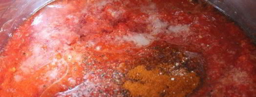 острый томатный соус со сладким перцем на зиму. Шаг 3