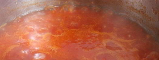 острый томатный соус со сладким перцем на зиму. Шаг 4