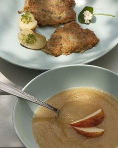 Печеный яблочный соус