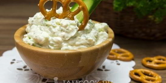 Сливочный соус для шаурмы с огурцом