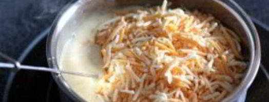 сливочный соус с сыром. Шаг 2