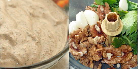 Соус баже из грецких орехов