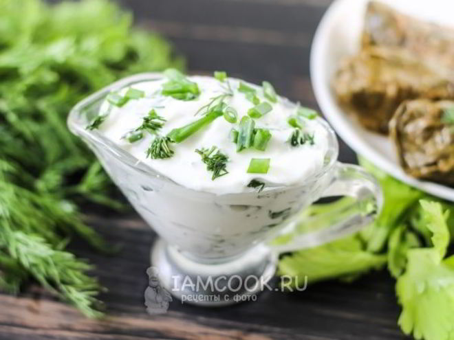 Рецепт соуса для долмы