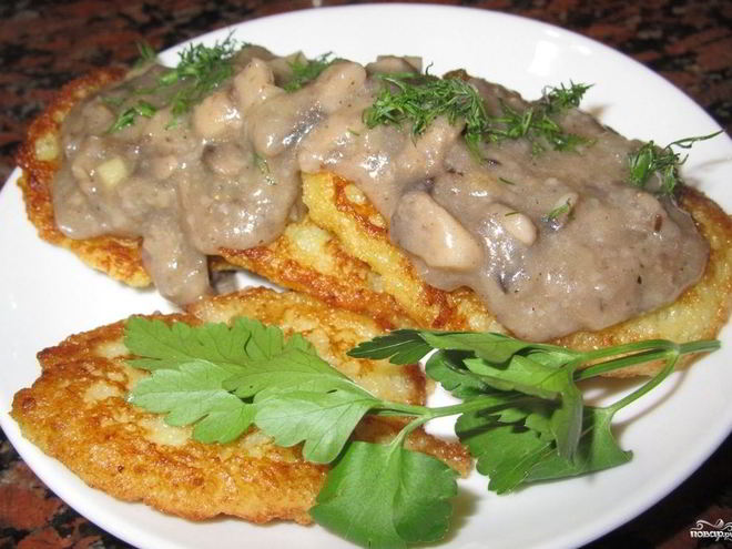 Рецепт соуса грибного постного