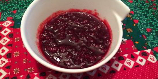 Соус из брусники к мясу