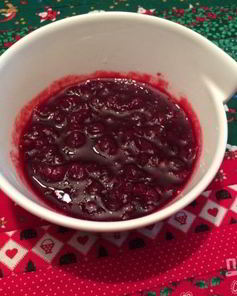 Соус из брусники к мясу