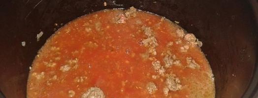 соус из фарша в мультиварке. Шаг 3