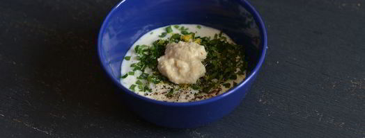 соус из йогурта с зеленью и хреном. Шаг 4