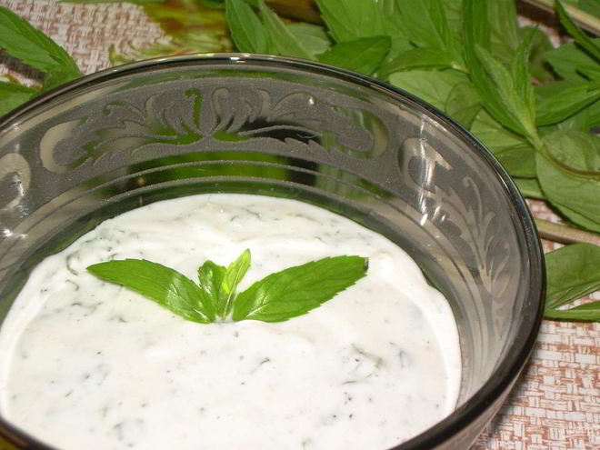 Рецепт соуса из йогурта