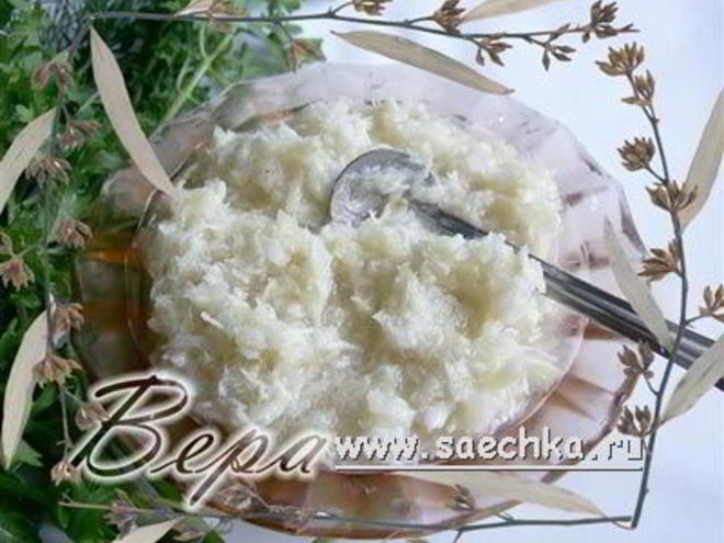 Рецепт соуса из хрена