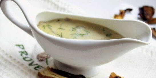 Соус из сушеных грибов