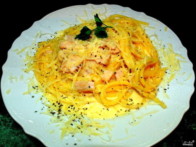 Рецепт соуса карбонара со сливками