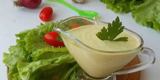 Соус с кефиром для шаурмы