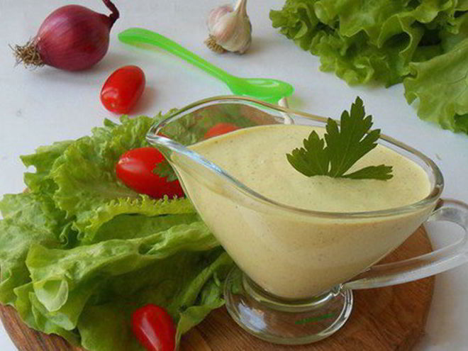 Рецепт соуса с кефиром для шаурмы