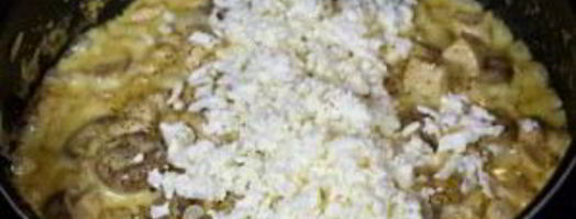 соус с курицей и грибами. Шаг 7