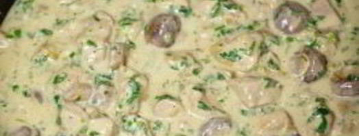 соус с курицей и грибами. Шаг 9