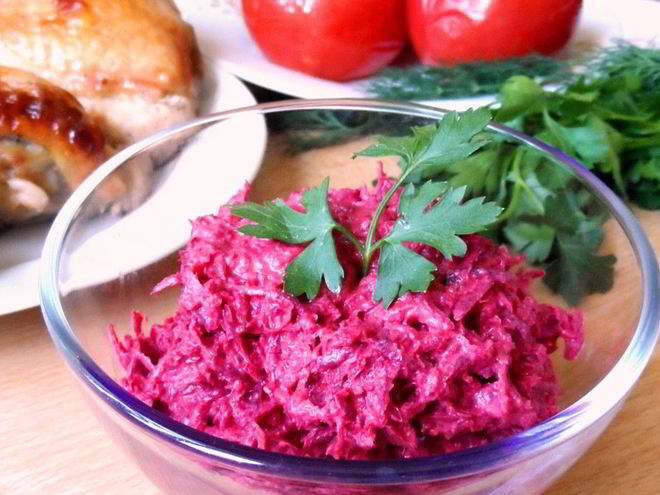 Рецепт свекольного соуса к мясу