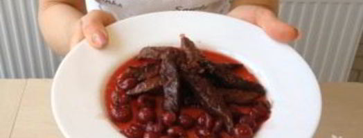 вишневый соус к мясу. Шаг 7