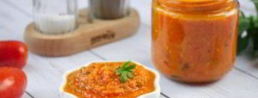 зимний соус из запеченных помидоров. Шаг 7