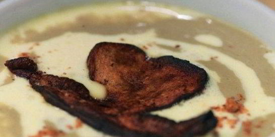 Ароматный суп Грибной капучино