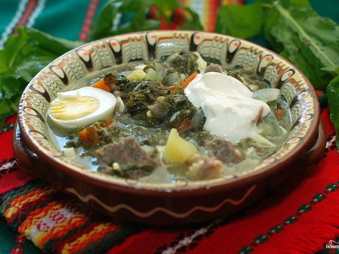 Рецепт белого борща самарского