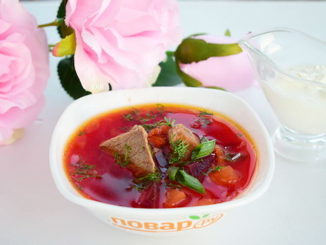 Рецепт борща белорусского