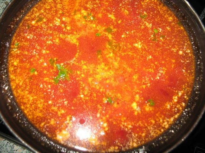 Рецепт борща для любимого на курином бульоне