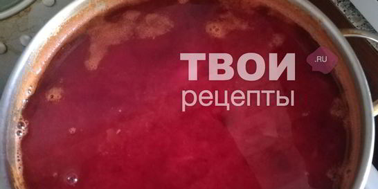 Борщ домашний