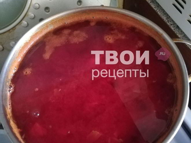 Рецепт борща домашнего