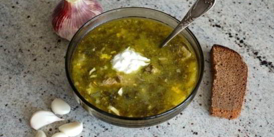 Борщ из крапивы