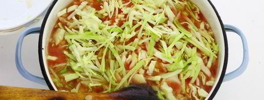 борщ из свежей капусты. Шаг 9