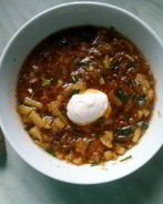 Борщ из цветной капусты