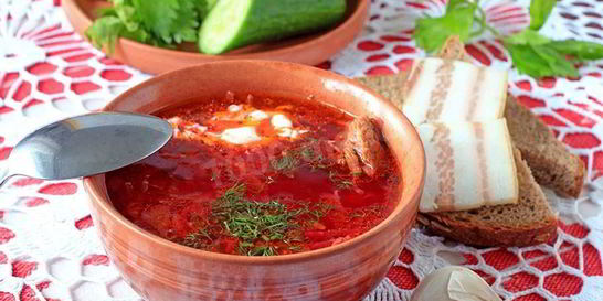 Борщ классический с свининой