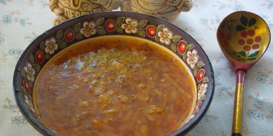 Борщ куриный