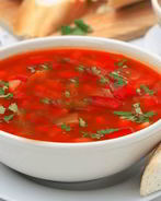 Борщ постный вкусный