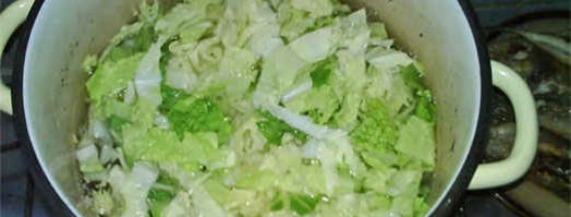 борщ с бычками и фасолью. Шаг 32