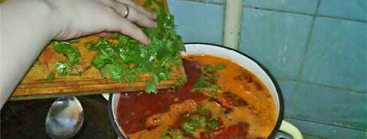 борщ с бычками и фасолью. Шаг 44