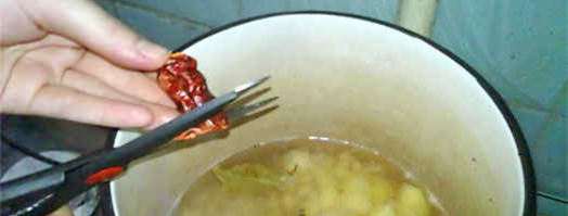 борщ с бычками и фасолью. Шаг 20