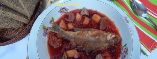 борщ с грибами и карасями по-днепропетровски. Шаг 8