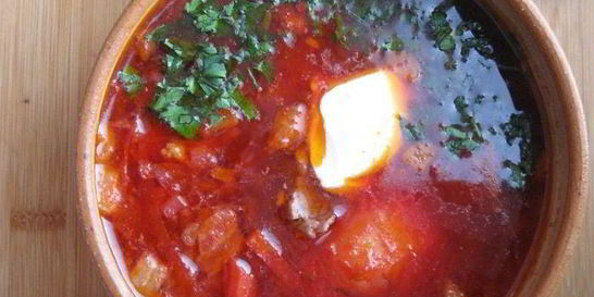 Борщ с капустой